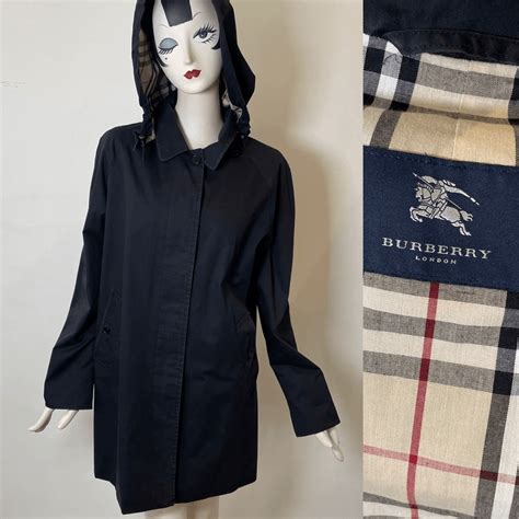 burberry nova check raincoat|Burberry nova resale.